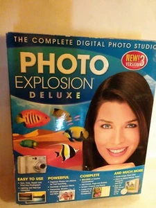 Photo Explosion Deluxe Version 3 PC CD-ROM for Windows XP/Vista New Opened Box - Picture 1 of 5