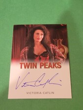 VICTORIA CATLIN  -  2019 RITTENHOUSE TWIN PEAKS ARCHIVES AUTOGRAPH AUTO CARD