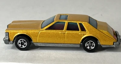 Hot Wheels 1980 naranja quemado copo de metal rojo interior Cadillac Seville COMO NUEVO Foto 1 de 4