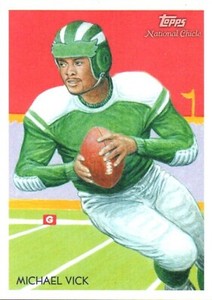 2009 Topps National Chicle #100 Michael Vick Philadelphia Eagles