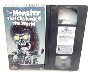 VHS The Monster That Challenged The World Classic Science Fiction Film - Picture 1 of 1