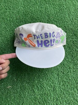 Chapéu Pintores Vintage Nickelodeon 1994 The Big Help SUPER RARO leia a descrição - Imagem 1 de 4