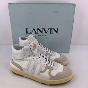 Lanvin Tennis High Top Clay Nash Sneakers Whlte 44 (US 11) - Bild 1 von 8