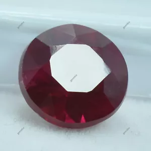 Piedra preciosa suelta certificada corte redondo rubí rojo natural de 8,95 quilates - Imagen 1 de 13