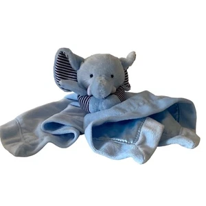 MANTA DE BEBÉ CARTER'S AZUL CLARO RAYAS NEGRAS ELEFANTE LOVEY TALLA OS - Imagen 1 de 12