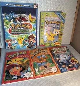 Lot of 5 Pokémon Books RANGER SHADOWS OF ARMS POKEMON HANDBOOK 3 SCHOLASTIC - Picture 1 of 13