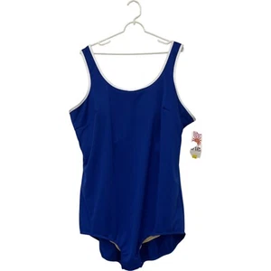 Life By The Badeanzug Einteiler royalblau Damengröße 30 W U-Ausschnitt neu mit Etikett - Bild 1 von 8