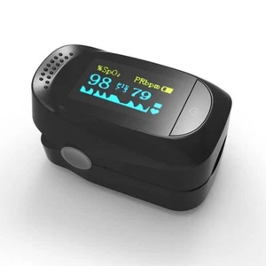 Fingertip Pulse Oximeter Blood Oxygen SpO2 Monitor PR PI heart rate FDA CE - Picture 1 of 12