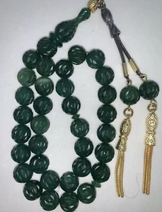 100 % Baquelita Ámbar 33 Cuentas Oración Islámica 📿 Tesbih Plata 925 Vendedor de EE. UU. - Imagen 1 de 11
