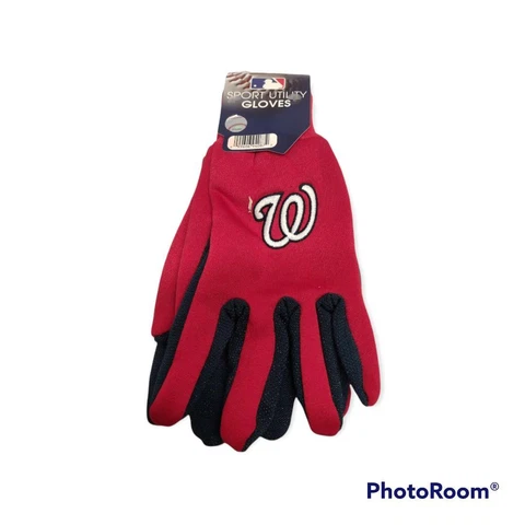 MLB Washington Nationals Jersey gloves- Unisex 1 size fits most adult Cover