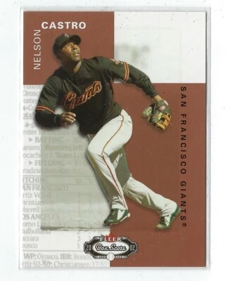 Nelson Castro 2002 Fleer Box Score / Card# 163 / SN# 2323/2950 - Image 1 of 2