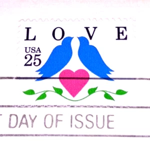 Love - With Heartfelt Affection 1990 22kt Golden Replica Stamps - Gold Replicas - Picture 1 of 4