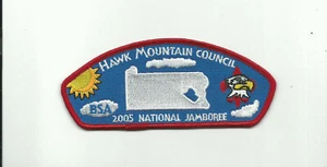 K SCOUT BSA 2005 JSP JAMBOREE HAWK MOUNTAIN COUNCIL PENNSYLVANIA PATCH ABZEICHEN - Bild 1 von 1