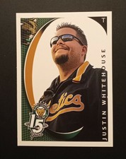 2010 Grandstand Kane County Cougars 15 Years Justin Whitehouse #NNO Trainer 