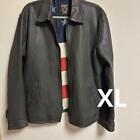 Schott Leather Single Riders Jacket Black Size XL from Japan