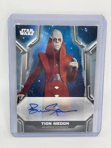 Bruce Spense as Tion Medon #A-BS [078/400 Autograph] Topps Star Wars Holocron - Picture 1 of 2