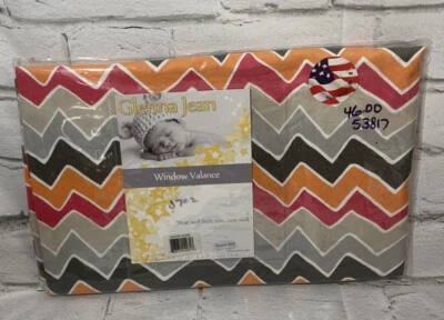 "Glenna Jean Calliope ventana infantil valencia rojo, naranja, marrón Chevron 70"" X 18""" Foto 1 de 3