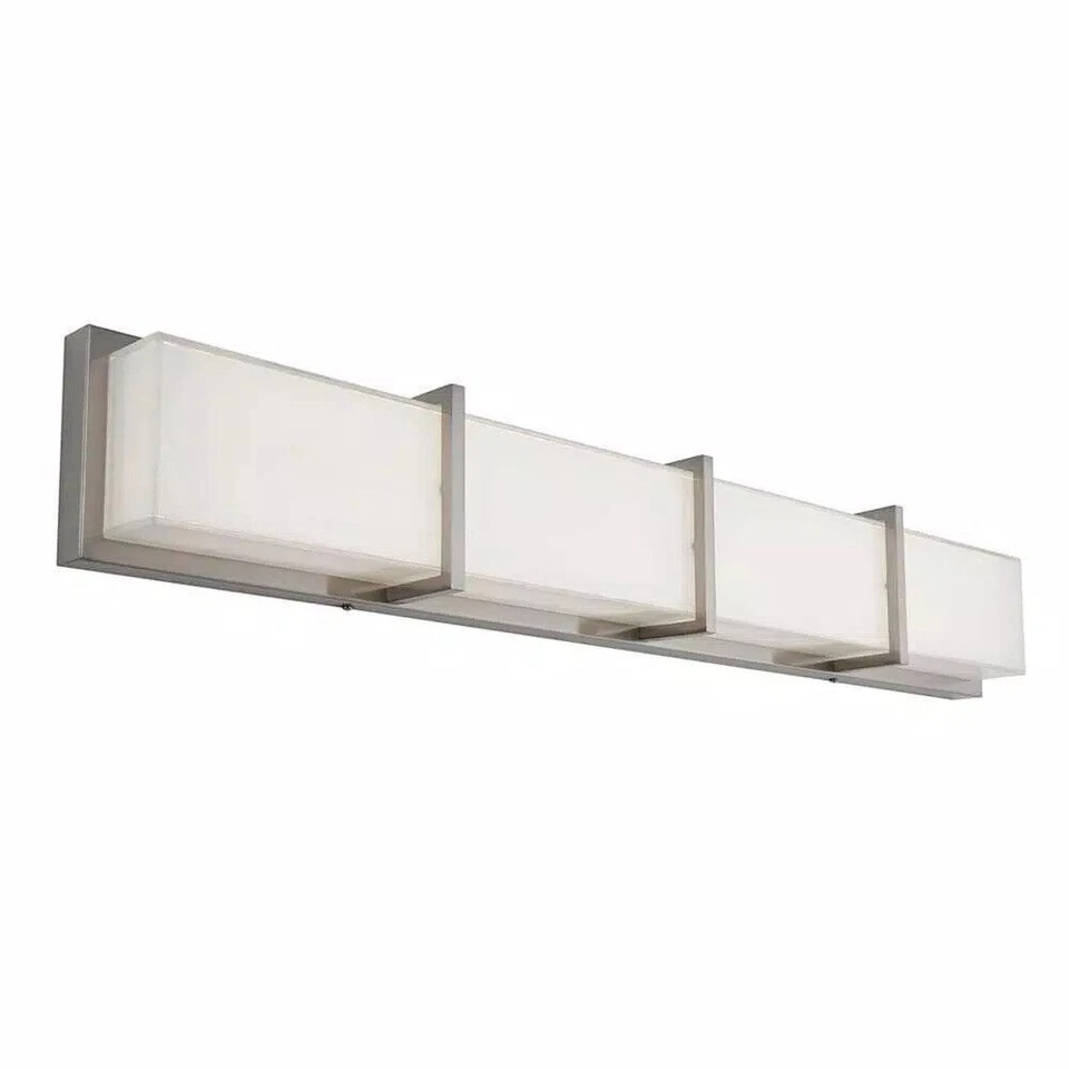 Artika Subway TRK4SUB-N-ON 35" LED Vanity Light Bar Brushed Nickel Finish