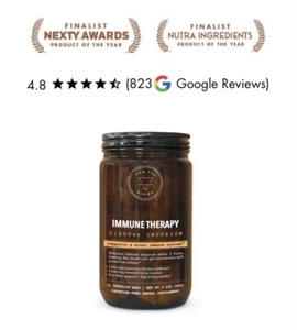 Immune Therapy Cistus Infusion Tea Refillable Jar (10 Bags) For The Biome - Picture 1 of 17