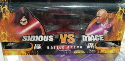 STAR WARS HASBRO SIDIOUS vs MACE WINDU  REVENGE OF THE SITH MINT IN BOX - Immagine 1 di 2