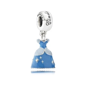 Original PANDORA Disney Cinderellas Kleid Charm Anhänger - Picture 1 of 2