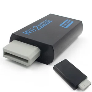 Wii To Hdmi Wii2Hdmi Full Hd Fhd 1080P Converter Adapter 3.5Mm Audio Output SN - Picture 1 of 7
