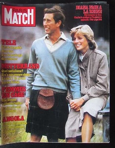 1981 PARIS MATCH LADY DIANA MITTERRAND PROSTITUTES BOMBAY ANGOLA POLICE PARIS - Picture 1 of 1