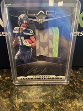 2023 Panini Black Jaxon Smith-Njigba Rookie Patch Auto /199