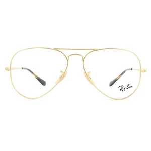 Ray-Ban Glasses Frames 6489 Aviator 2500 Gold 55mm - Picture 1 of 9