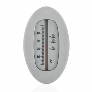 reer Badethermometer Oval Bade Thermometer Badewasser Temperaturmesser Grau - Bild 1 von 7