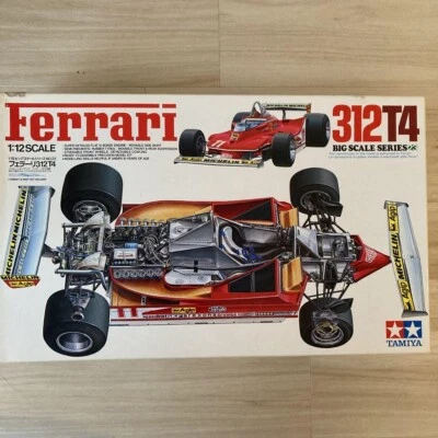 Modellino in plastica Tamiya 1/12 Ferrari 312T4 Jody Scheckter Gilles Villene... - Immagine 1 di 2