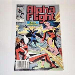 1989 MARVEL Comic Book ALPHA FLIGHT - Evil In Edmonton!-Vol.1 #72 COME NUOVO - Foto 1 di 7