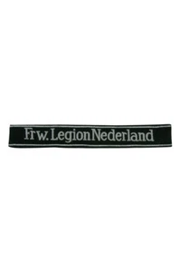 Elite 23th Volunteer Pz.Gren.Div. Frw. Legion Nederland EM/NCO cuff title - Imagen 1 de 1