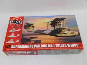 1/48 Airfix Supermarine WALRUS MK I SILVER WINGS Float Plane Plastic Model Kit - Picture 1 of 2