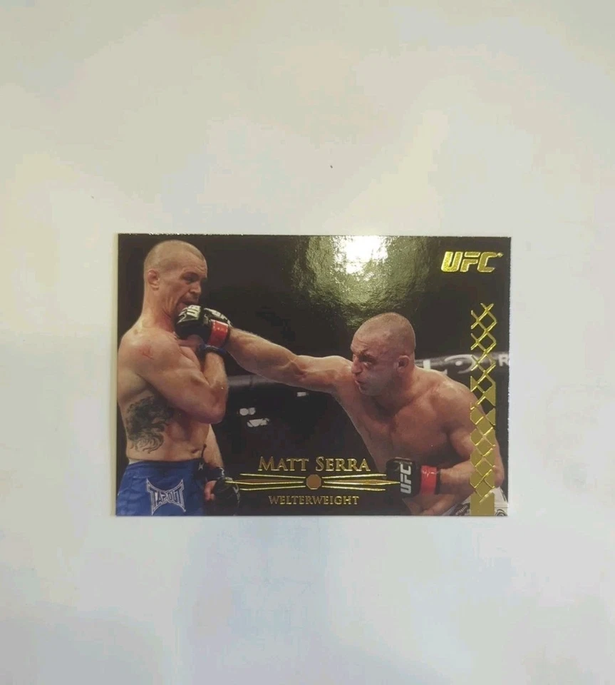 🇺🇸 Matt Serra 2011 Topps UFC Title Shot Gold  Welterweight #24 - Image 1 of 3