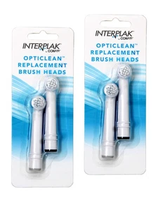 2 Pack - Interplak by Conair OptiClean Replacement Brush Heads, 2 EA - Picture 1 of 2