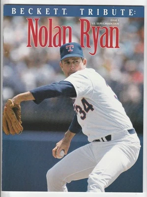 1993 Beckett Tribute Magazine NOLAN RYAN Tribute Issue No. 1 - Image 1 of 4
