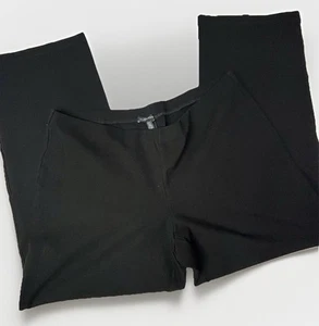 Eileen Fisher Stretch Viscose Ponte Ankle Pants Women L Elastic Waist Pockets EC - Picture 1 of 11