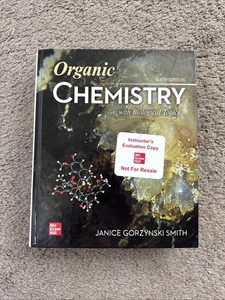 Organic Chemistry with Biological Topics 6th Edition Gorzynski - Very Good - Picture 1 of 4