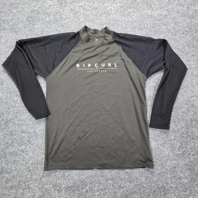 Rip Curl Men's Long Sleeve Rash Guard UPF 50+ Performance Fit Swim Shirt M - Image 1 of 4