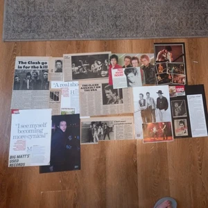 The Clash Magazine Cuttings , Melody Maker , Sounds etc - Picture 1 of 6