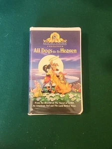 All Dogs Go to Heaven VHS MGM/UA Family Don Bluth Very Good Collector’s! - Picture 1 of 6