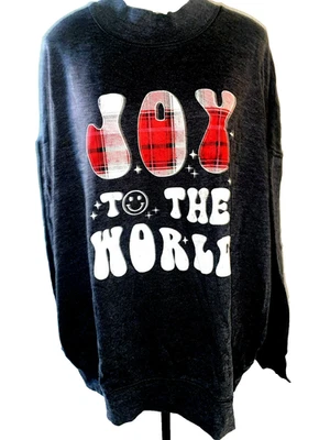 NWT Maurices Joy To The World Graphic Sweatshirt XXL - Image 1 of 4