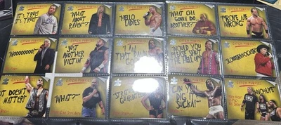 2002 Fleer WWE Raw vs. Smackdown Catch Phrases Complete Set Of 15! Hulk Hogan 🔥 - Image 1 of 4