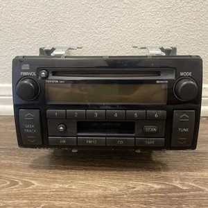 2002-2005 Toyota Camry AM FM Radio CD Cassette Player Receiver 86120-AA040 OEM - Picture 1 of 16
