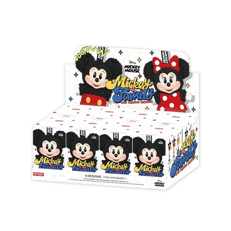 POPMART Mickey Family Lindo Llavero Juntos Serie Caja Ciega Figura Confirmada! Foto 1 de 2