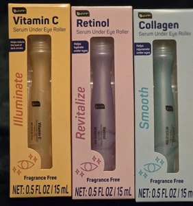 3 Stück B.pure Serum Unter den Augen Rollen Kollagen, Retinol, beleuchten je 0,5 flüssige Unzen - Bild 1 von 8