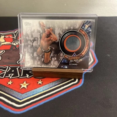 Topps Summerslam Cesaro Authentic Mat Relic Smr-co 291/299 - Image 1 of 2
