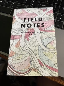 field notes fnc-67a Anatomia di un fiume pieghevole Fisk Map 12” x 15” - Foto 1 di 6