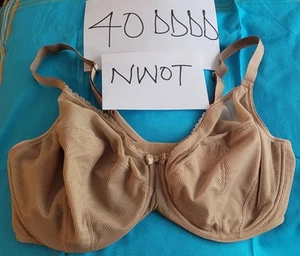 Chantelle Minimizer Underwire Bras Size 40 DDDD - Lot of 2 Beige/Brown P-O/NWOT - Picture 1 of 6